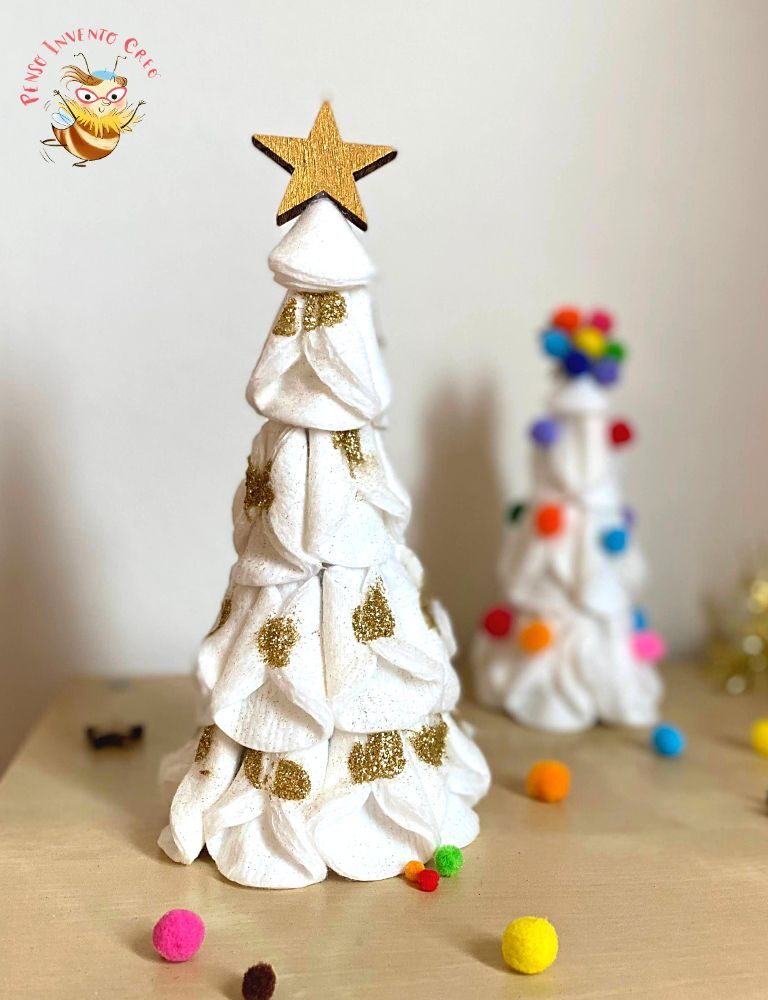 albero glitter con dischetti struccanti